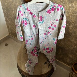 Carter’s 6M Baby Girl Sleep And Play Footie